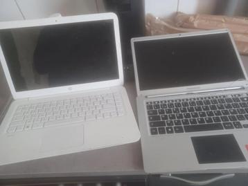 deux pc portable à réparer ou pièces beschikbaar voor biedingen