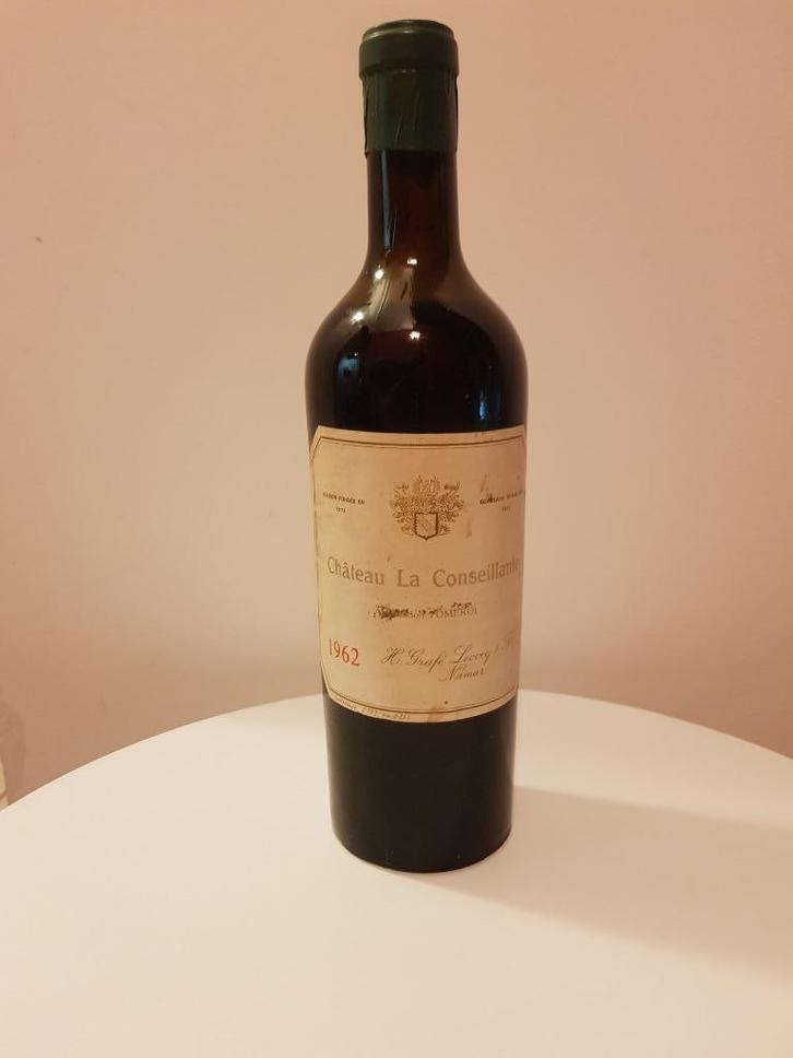 Château La Conseillante 1962, Verzamelen, Wijnen, Nieuw, Rode wijn, Frankrijk, Vol, Ophalen of Verzenden