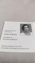 1970/2010, Verzamelen, Bidprentjes en Rouwkaarten, Ophalen of Verzenden, Bidprentje