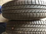 2 pneus montés sur jante Firestone 165/70 R14 81T, Ophalen, 14 inch, Gebruikt, Band(en)