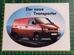 Sticker Groot formaat VW Volkswagen Transporter T4 '90s, Verzamelen, Ophalen of Verzenden