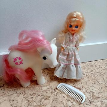 Megan en Sundance vintage My little pony popje & paardje '80 beschikbaar voor biedingen
