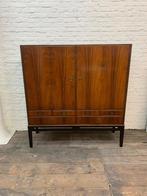 Vintage Danish design Illum Wikkelsø tall cabinet, Ophalen, Gebruikt, 100 tot 150 cm, 100 tot 150 cm