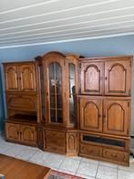 3-delige houten wandkast, Huis en Inrichting, Ophalen, 250 tot 300 cm, Gebruikt, 200 cm of meer