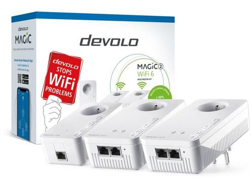 Kit multiroom Devolo Wi-Fi 6 (3 adaptateurs), Informatique & Logiciels, Adaptateurs powerline, Neuf, Enlèvement
