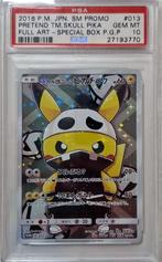PRTD TM Skull Pika Full A. Special Box JPN SM Promo PSA 10, Hobby en Vrije tijd, Ophalen, Nieuw, Overige typen, Foil