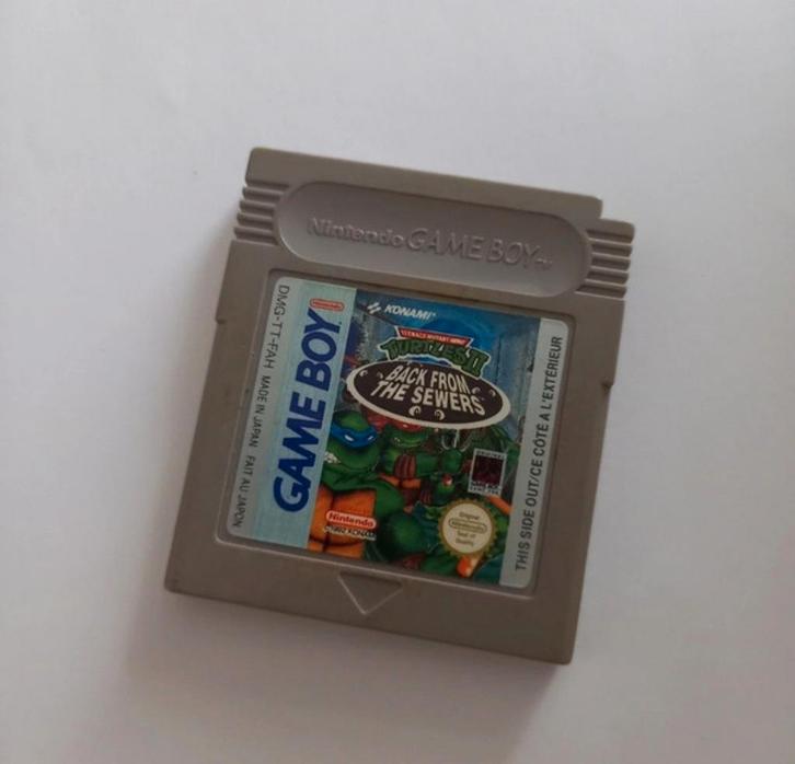 Oude Gameboy game Turtles 2 back from the sewers, Games en Spelcomputers, Games | Nintendo Game Boy, Ophalen of Verzenden