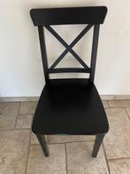 Set van 6 IKEA Ingolfstoelen, Huis en Inrichting, Gebruikt, Zwart, Ophalen of Verzenden, Vijf, Zes of meer stoelen
