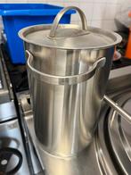 Aspergekoker, Huis en Inrichting, Keuken | Potten en Pannen, Inox, Zo goed als nieuw, Keramische plaat, Ophalen