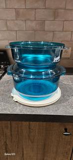 Set microplus  1 75l en 3l, Enlèvement, Utilisé, Bleu, Récipient ou Bol