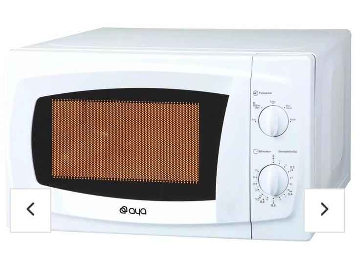 Micro ondes AYA blanc, Electroménager, Micro-ondes, Comme neuf, À Poser, Moins de 45 cm, Four, Plaque tournante, Enlèvement