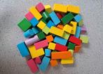 Gekleurde houten blokken, Kinderen en Baby's, Speelgoed | Houten speelgoed, Zo goed als nieuw, Ophalen