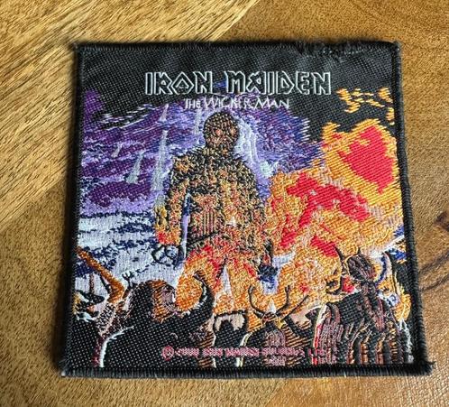 Iron Maiden The Wickerman patch (2000), Cd's en Dvd's, Cd's | Hardrock en Metal, Zo goed als nieuw, Ophalen of Verzenden