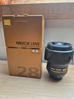 Nikon AF-S Nikkor 28 mm f/1.4 E ED, Audio, Tv en Foto, Ophalen of Verzenden, Zo goed als nieuw, Groothoeklens