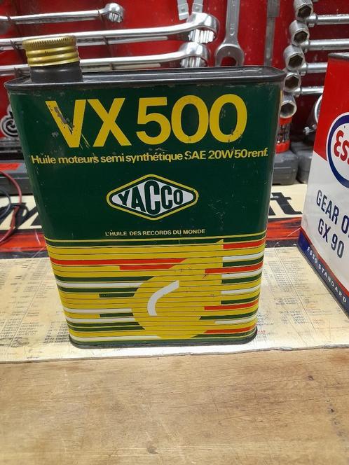 oude lege oliekan yacco vx500 20w50, Verzamelen, Blikken, Gebruikt, Overige, Overige merken, Verzenden
