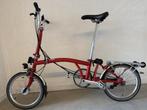 Bromton M6R rood, Fietsen en Brommers, Ophalen, Gebruikt, Brompton, Versnellingen