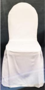 Witte stoelhoes Te koop/ white chair covers, Ophalen, Nieuw, Wit
