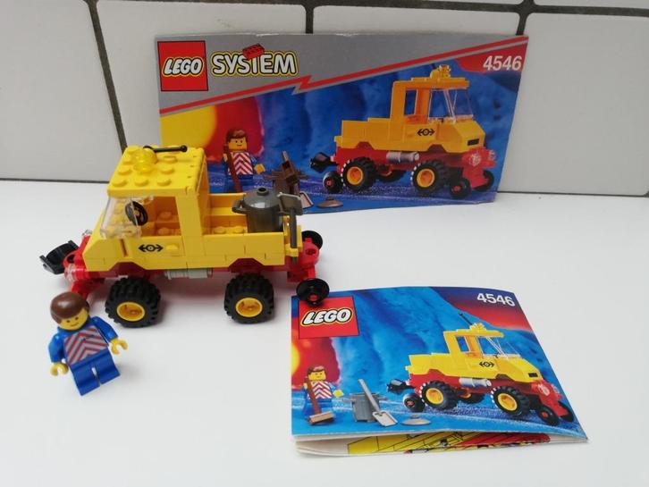 lego 4546 trein sporen onderhoud, Kinderen en Baby's, Speelgoed | Duplo en Lego, Lego, Complete set, Ophalen of Verzenden