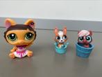 Littlest Pet Shop 3 figurines set E Hasbro, Collections, Comme neuf, Enlèvement ou Envoi