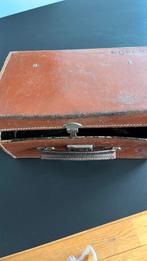 Oud leren valiesje met oude pijpen en aanstekers, Handtassen en Accessoires, Koffers, Ophalen, Gebruikt