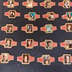 Lot sigarenbandjes R J :uit de tv reeks Mission Impossible, Verzamelen, Ophalen of Verzenden, Sigarenbandjes