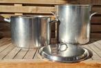 Professionele inox kookpotten, Huis en Inrichting, Ophalen, Zo goed als nieuw, Inox