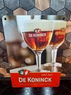 Panneau publicitaire De Koninck, Enlèvement ou Envoi, Comme neuf, Panneau, Plaque ou Plaquette publicitaire, De Koninck