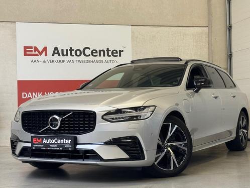 Volvo V90 T6 AWD PHEV R-Design PANO-CPlay-HK-Memory-FULL-BTW, Auto's, Volvo, Bedrijf, Te koop, V90, 360° camera, 4x4, Achteruitrijcamera