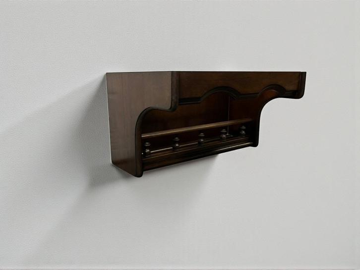 vintage houten kruidenrekje / etagere / wandrekje, Antiek en Kunst, Curiosa en Brocante, Ophalen of Verzenden