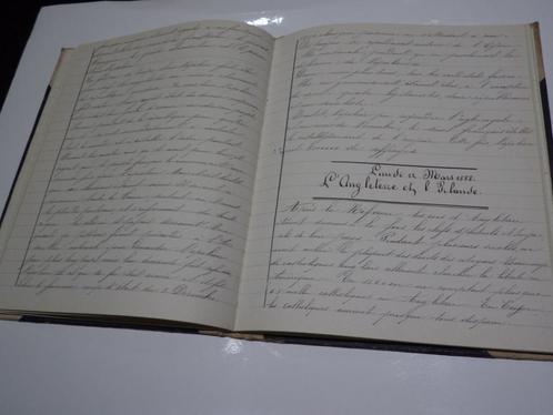 1887 histoire manuscrite France Russie Angleterre..., Antiquités & Art, Antiquités | Livres & Manuscrits, Enlèvement ou Envoi
