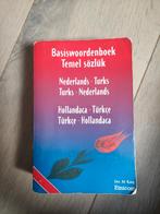 Basiswoordenboek Nederlands-Turks/Turks-Nederlands, Boeken, Gelezen, Nederlands, Ophalen of Verzenden, M. Kiris