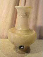 Beau vase ancien en marbre - 26 cm, Antiquités & Art, Enlèvement ou Envoi