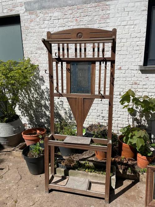 Kapstok met spiegel, Huis en Inrichting, Woonaccessoires | Kapstokken, Gebruikt, Ophalen