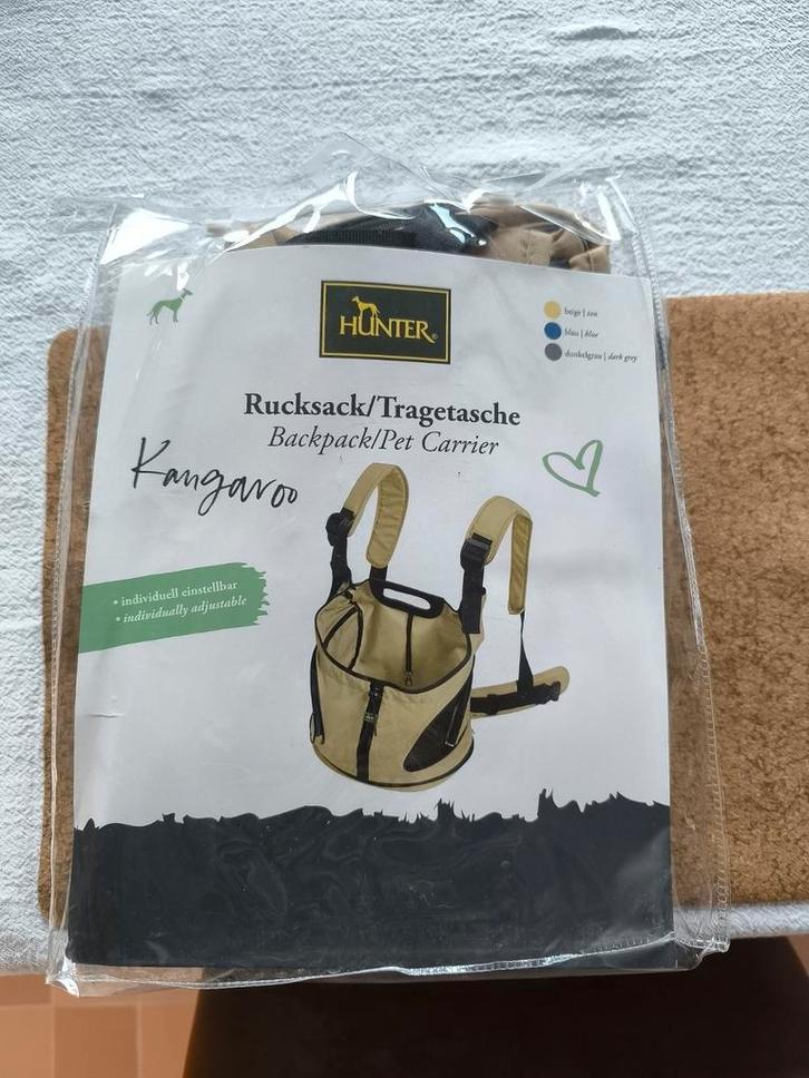 Hunter rugzak Kangaroo, Dieren en Toebehoren, Honden-accessoires, Nieuw, Ophalen of Verzenden