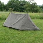 US Army OD Shelter Halves x2 avec piquet corde mat d'époque, Ophalen of Verzenden