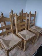 stoelen, Huis en Inrichting, Stoelen, Vijf, Zes of meer stoelen, Gebruikt, Hout, Ophalen
