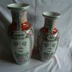 Paire de vases chinois en porcelaine fine, Enlèvement ou Envoi