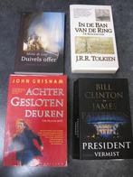 Lotje boeken allerlei John Grisham, Tolkien, Bill Clinton, M, Ophalen of Verzenden, Zo goed als nieuw