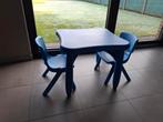 Pvc kindertafel met 2 stoeltjes, Kinderen en Baby's, Ophalen of Verzenden, Zo goed als nieuw