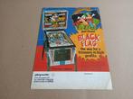 Flyer: Playmatic Black Flag (1973) Flipperkast, Verzamelen, Verzenden, Flipperkast