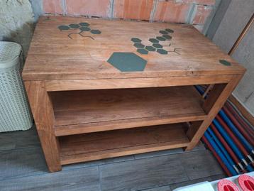 Teaken tafel, Enlèvement, Utilisé