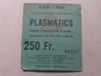PUNK Plasmatics concertticket Zeldzaam !!, Tickets en Kaartjes, Concerten | Overige