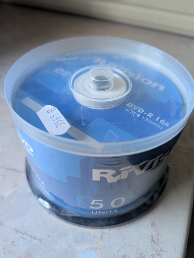 DVD r 16x pack 50 unité neuf, Enlèvement, Dvd