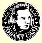 Johnny Cash Man in Black sticker #2, Verzenden, Nieuw