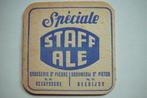oud bierviltje Spéciale Staff Ale Brasserie St Pierre S.A., Verzamelen, Nieuw, Viltje(s), Overige merken, Ophalen of Verzenden