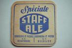 oud bierviltje Spéciale Staff Ale Brasserie St Pierre S.A., Verzamelen, Ophalen of Verzenden, Nieuw, Viltje(s), Overige merken