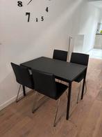 Eettafel met 4 stoelen, Huis en Inrichting, Ophalen, Zo goed als nieuw