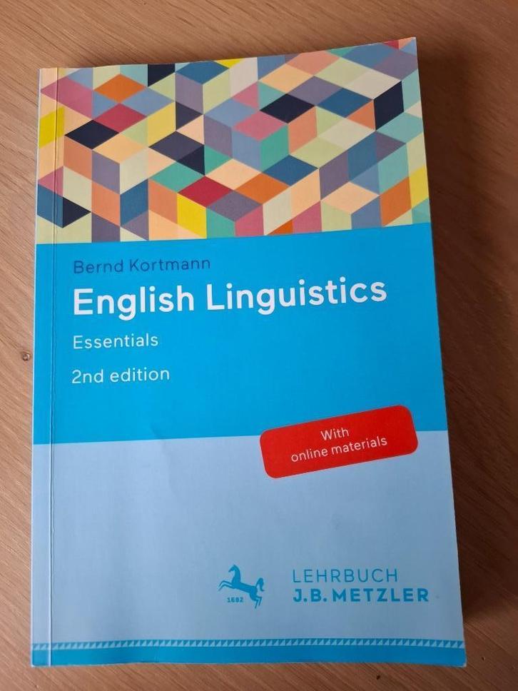 Engelse Taalkunde -  English Linguistics Essentials, Boeken, Studieboeken en Cursussen, Zo goed als nieuw, Hoger Onderwijs, Ophalen of Verzenden