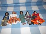 5 anciennes poupées en porcelaine., Comme neuf, Enlèvement ou Envoi, Poupée