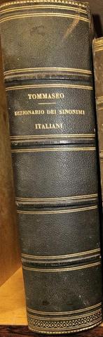 Nuovo dizionario dei sinonimi della lingua italiana, Livres, Dictionnaires, Italien, Enlèvement ou Envoi, Utilisé, Niccolò Tommaseo